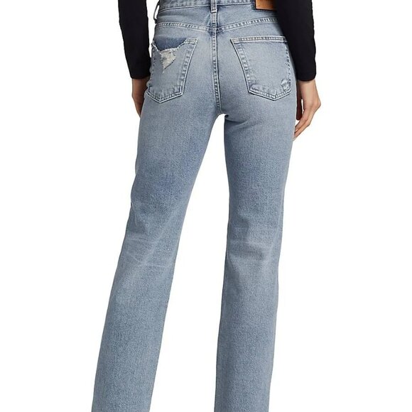 AG Adriano Goldschmied Alexxis High Waist Straight Jeans Size 25 NWT $249 - Picture 10 of 13